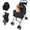 3 in 1 Dog Stroller, 4 Wheels Pet Stroller Dog Cat Stroller for Medium Small Dog Cats Up to 50lbs